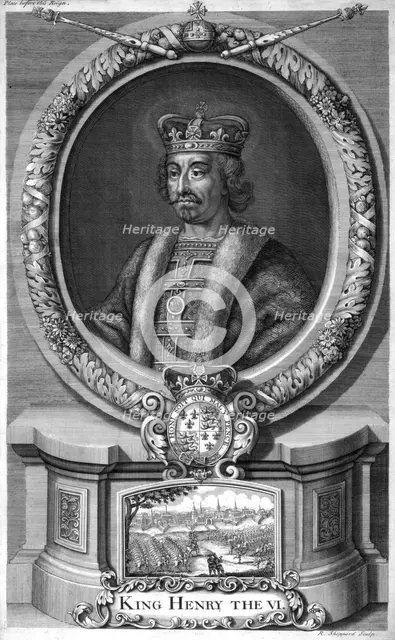Henry VI, King of England.Artist: R Sheppard