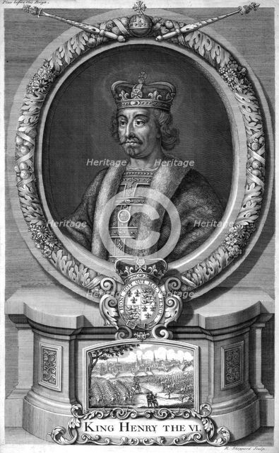 Henry VI, King of England.Artist: R Sheppard