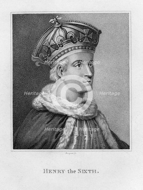 Henry VI of England, (1806).Artist: Bocquet