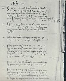 Henry VI's Avyse with Alterations made in 1450 1926. Artist: King Henry VI