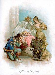 Henry VI, the Baby King 1897.Artist: Frances Brundage