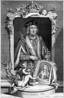 Henry VII of England, (18th century).Artist: George Vertue