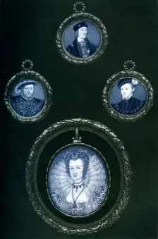 Henry VII, Henry VIII, Edward VI, Elizabeth I, 16th century, (1896)