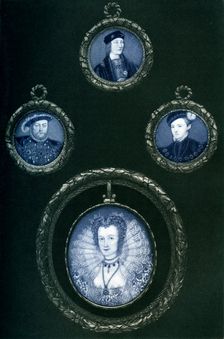 Henry VII, Henry VIII, Edward VI, Elizabeth I, 16th century, (1896)