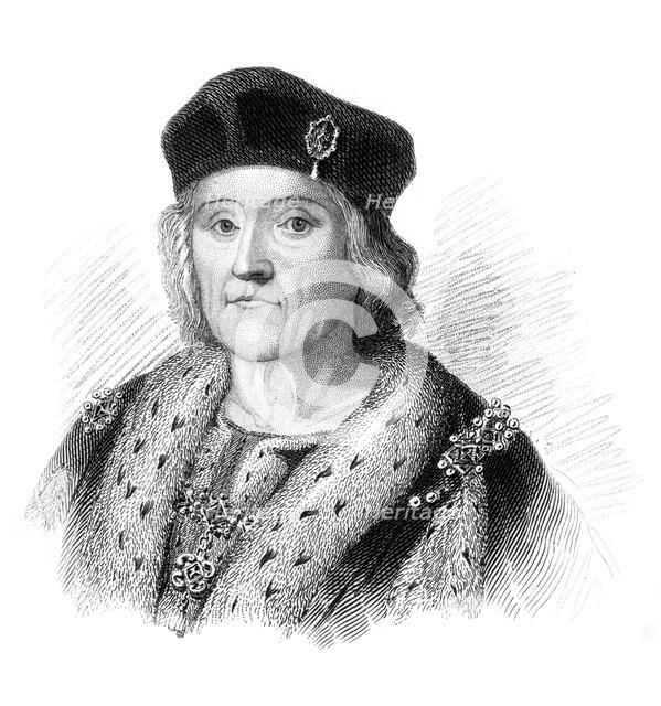 Henry VII, King of England, (c1850). Artist: Unknown