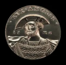 Henry VIII, 1491-1547, King of England 1509 [obverse], 1526. Creator: Hans Daucher