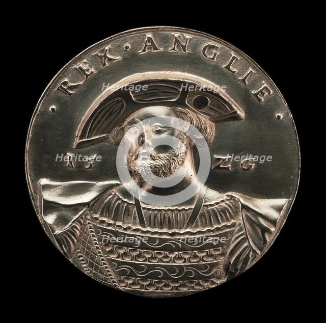 Henry VIII, 1491-1547, King of England 1509 [obverse], 1526. Creator: Hans Daucher.