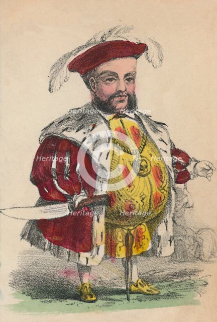 'Henry VIII', 1856. Artist: Alfred Crowquill.