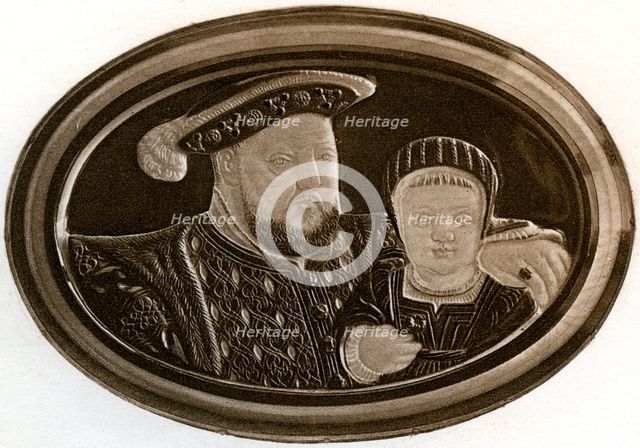 'Henry VIII and Prince Edward', (1902). Artist: Unknown