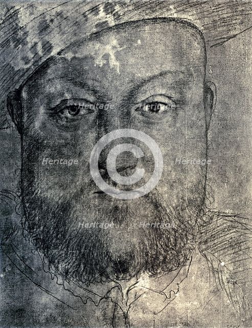 'Henry VIII', c1540, (1902).Artist: Hans Holbein the Younger