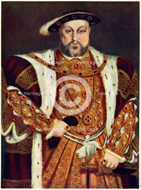 'Henry VIII', c1517-1540.Artist: Hans Holbein the Younger