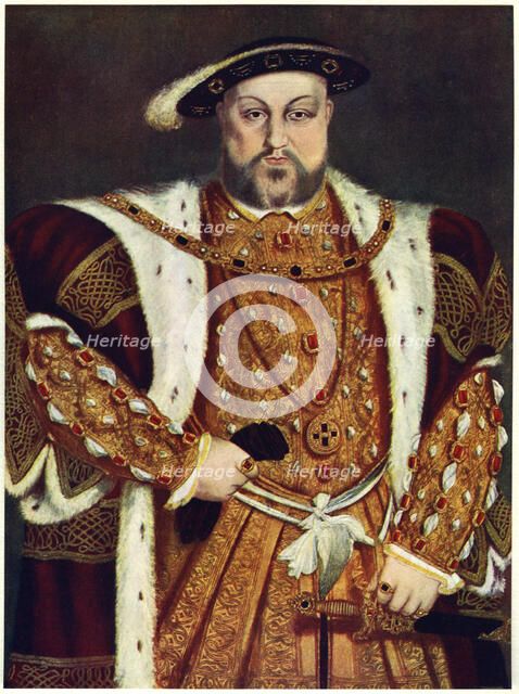 'Henry VIII', c1517-1540.Artist: Hans Holbein the Younger
