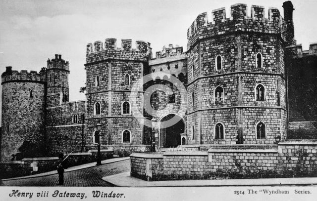 Henry VIII gateway, Windsor. Creator: Unknown.