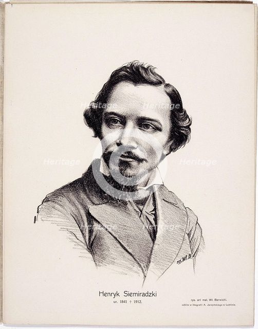 Henryk Siemiradzki (1843-1902), 1917. Artist: Barwicki, Wladyslaw (1865-1933)