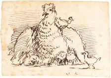Hens and Chicks. Creator: John Linnell the Elder