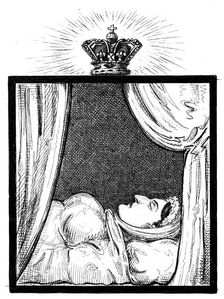 Her Majesty Queen Caroline as she appeared a few hours after her decease c1821