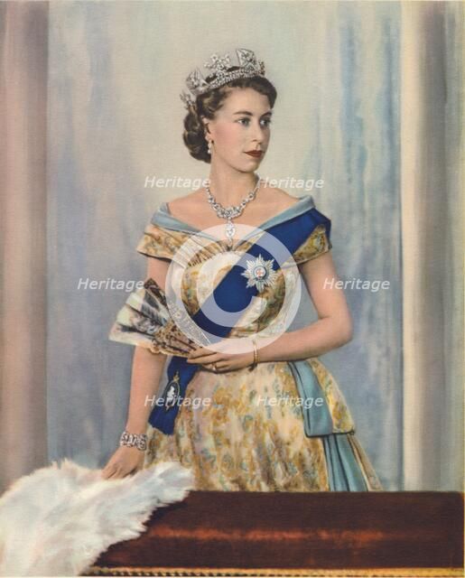 'Her Majesty Queen Elizabeth II', c1953. Artist: Unknown.