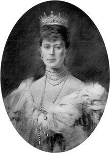 Her Majesty Queen Mary 1910.Artist: George C Wilmshurst