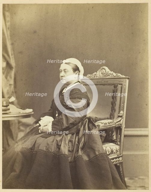 Her Majesty, Queen Victoria, December 1866. Creator: André-Adolphe-Eugène Disdéri.