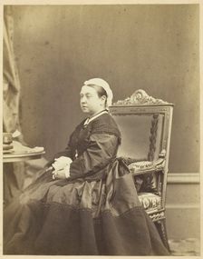 Her Majesty, Queen Victoria, December 1866. Creator: André-Adolphe-Eugène Disdéri