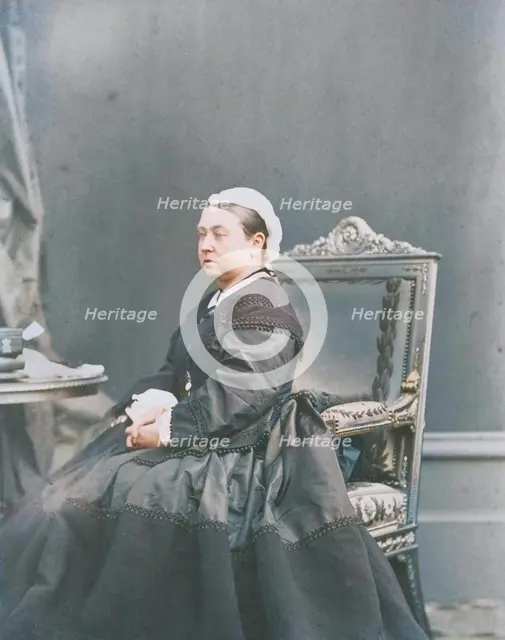 Her Majesty, Queen Victoria, December 1866. Creator: Andre-Adolphe-Eugene Disderi.