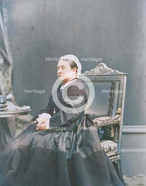 Her Majesty, Queen Victoria, December 1866. Creator: Andre-Adolphe-Eugene Disderi.