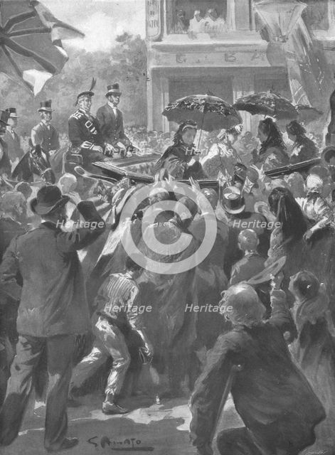 '...Her Majesty's visit to the East End of London, April 2nd, 1873', (1901). Creator: Unknown.