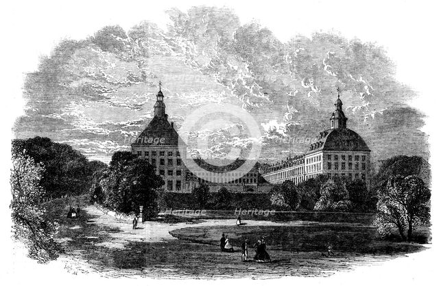 Her Majesty's Visit to Germany, the Ducal Palace at Gotha..., 1862. Creator: Unknown.