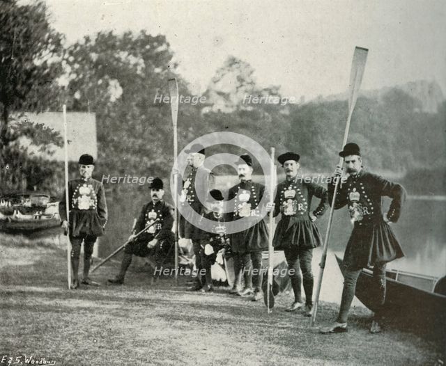 'Her Majesty's Watermen', (c1897). Artist: E&S Woodbury.