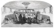 Her Majesty's Yacht, the Dining-Room, 1844. Creator: Ebenezer Landells