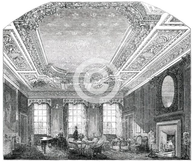 Her Majesty's Apartment at Holyrood, 1850. Creator: Unknown.