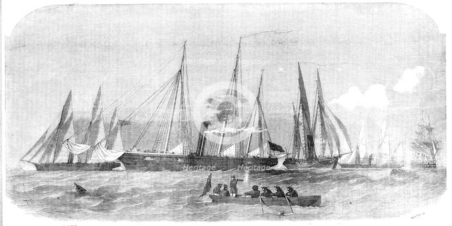 Her Majesty's Despatch Gun-Boats, 1854. Creator: Smyth.