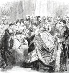 Her Majesty's Drawingroom at Buckingham Palace, 1876. Creator: Unknown