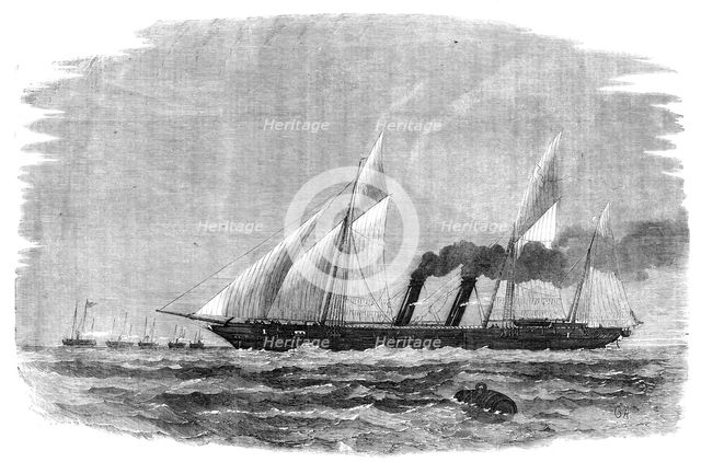 Her Majesty's Gun-Boat, "Flying-Fish", 1856.  Creator: G. W.