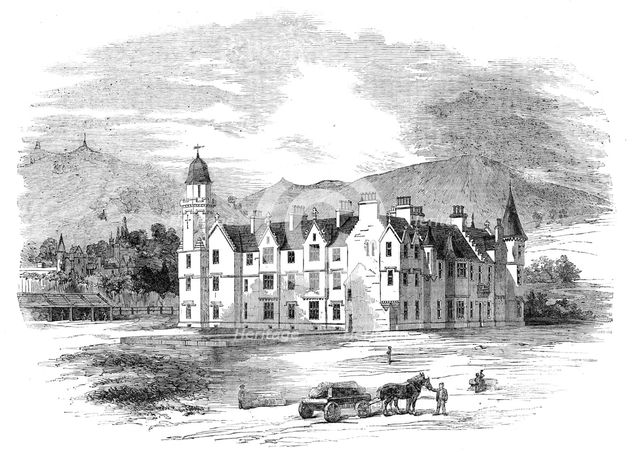Her Majesty's New Castle of Balmoral, 1854. Creator: Unknown.