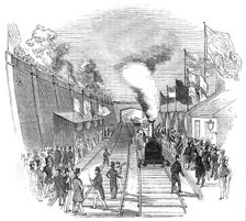 Her Majesty's return - Weedon Station, 1844. Creator: Unknown