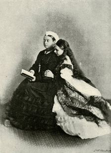 Her Majesty with the Princess Beatrice, April 1871 (c1897). Creator: E&S Woodbury