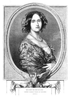 Her Majesty the Queen of Prussia, crowned at Königsberg, 1861. Creator: Unknown