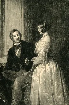Her Majesty The Queen, and the Prince Consort c1841, (c1897). Creator: Unknown