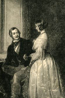 Her Majesty The Queen, and the Prince Consort c1841, (c1897). Creator: Unknown