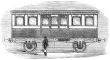 Her Majesty's carriage on the London and North-Western Railway, 1861. Creator: Unknown