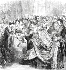 Her Majesty's Drawingroom at Buckingham Palace, 1876. Creator: Unknown