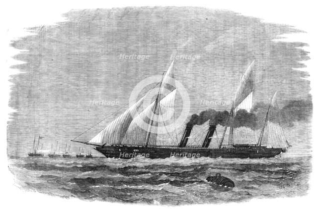 Her Majesty's Gun-Boat, "Flying-Fish", 1856.  Creator: G. W.