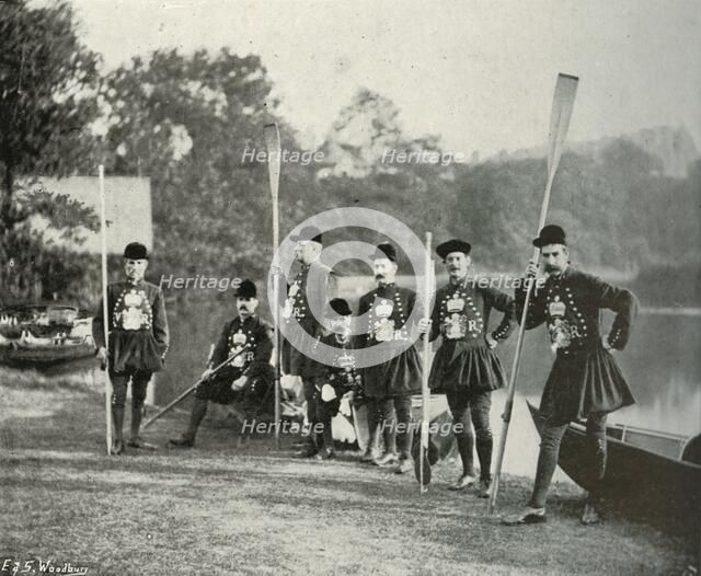 'Her Majesty's Watermen', (c1897). Artist: E&S Woodbury.