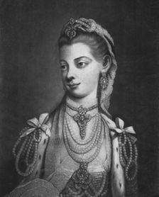 Her Most Excellent Majesty Charlotte Queen of Great Britain 1762. Artist: William Pether