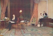 Her Mother's Voice c1888, (c1900). Creator: William Quiller Orchardson