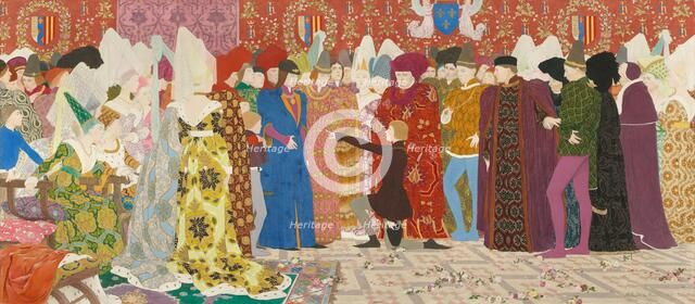 Her Appeal to the Dauphin (Joan of Arc series: II), 1906. Creator: Louis Maurice Boutet de Monvel.