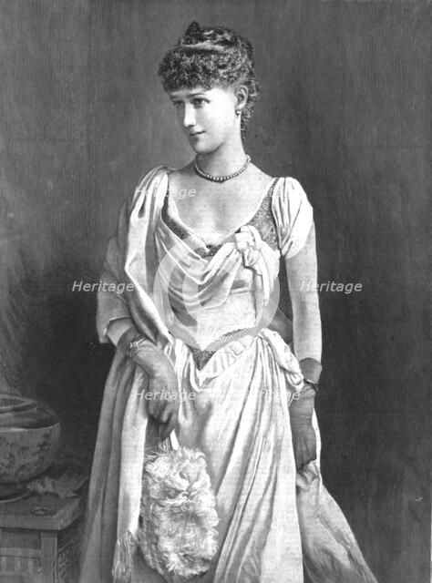 ''Her Excellency The Countess of Zetland', 1890. Creator: Unknown.
