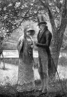 Her First Offer, by E. F. Brewtnall, 1881. Creator: W. I. Mosses
