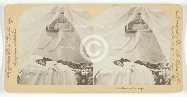 Her Guardian Angel, 1894. Creator: Keystone View Company.